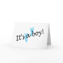 It's A Boy (Blue Feet) cards