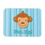 It's a Boy! - Blue Monkey Magnet