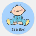 It's a Boy cartoon Sticker