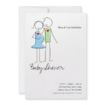 It's a Boy, Coed Baby Shower Invitations, 5x7