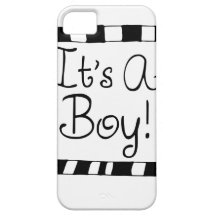 It's A Boy Doodle Milestone iPhone 5 Cover