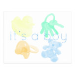 IT'S A BOY POSTCARD
