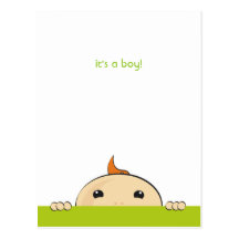 it's a boy! postcards