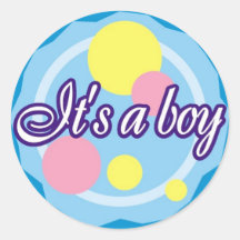 It's A Boy Stickers