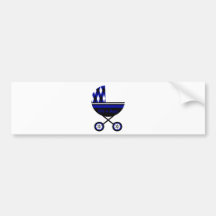 Its A Boy Stroller Bumper Sticker