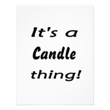 It's a candle thing! announcement