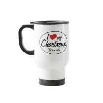 It's a Cat! I Love My Chartreux Mugs