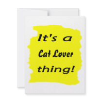 It's a Cat Lover thing! Custom Invites