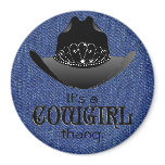 It's a Cowgirl ThAng magnet