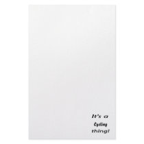 It's a cycling thing! stationery paper