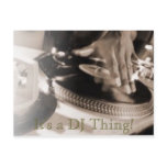 It's a DJ Thing! postcards