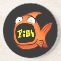 It's A Fish Beverage Coasters
