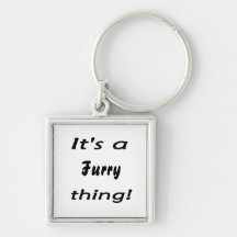 It's a furry thing! key chains