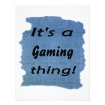 It's a gaming thing! custom announcement