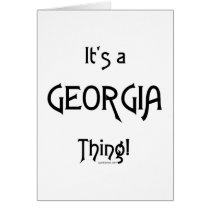 It's a Georgia Thing! Greeting Card