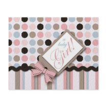 It's a Girl! Advice Card Custom Flyer