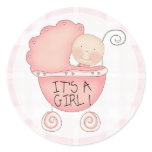 It's a Girl! Baby Announcement Sticker