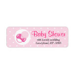 It's a Girl Baby Girl Design Return Address Labels