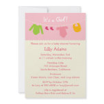 It's A Girl Baby Shower Invitation