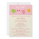 It's A Girl Baby Shower Invitation