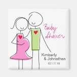 It's a Girl, Coed Baby Shower Magnet Favours