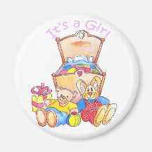 It's a girl fridge magnets