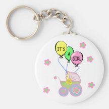 It's A Girl! Key Chain