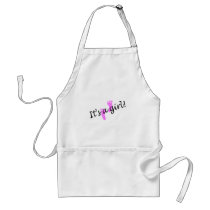 It's A Girl (Pink Feet) Apron