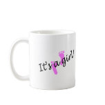 It's A Girl (Pink Feet) Coffee Mugs