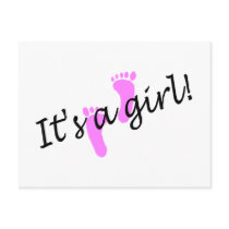 It's A Girl (Pink Feet)