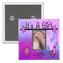 It's A Girl Pink Stars Set