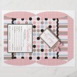 It's a Girl! Popcorn Wrapper Custom Flyer
