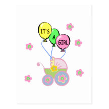 It's A Girl! Post Card