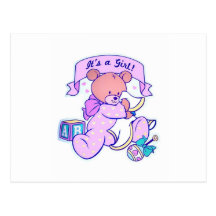 It's a Girl Post Cards