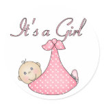 It's a Girl stickers