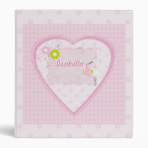 it's a girl vinyl binders