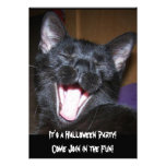 It's a Halloween Party Cat Invitation