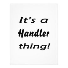 It's a handler thing! invitations