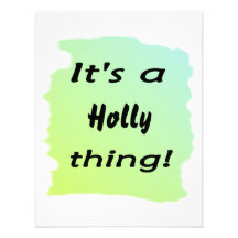 It's a holly thing! custom invites