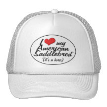 It's a Horse! I Love My American Saddlebred Mesh Hats