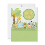 It's A Jungle Thank You invitations