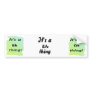 It's a kite thing! bumper sticker