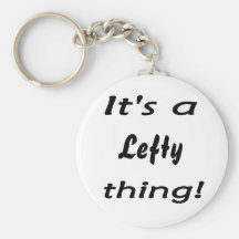 It's a lefty thing! keychain