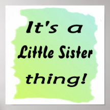 It's a little sister thing! poster