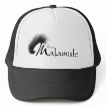 It's a Malamute logo design Mesh Hats