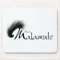 It's a Malamute logo design Mouse Pad