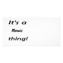 it's a mosiac thing! photo cards