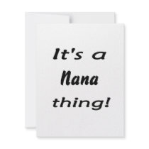 It's a nana thing! invitations