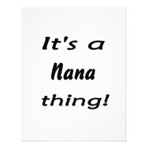 It's a nana thing! invitation