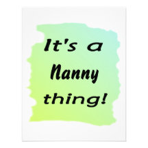 It's a nanny thing! personalized invitation